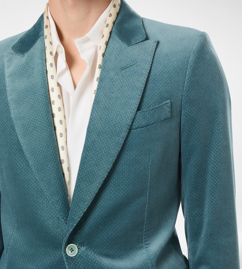 TOM FORD VELVET MICRO POLKA DOT JACKET outlook
