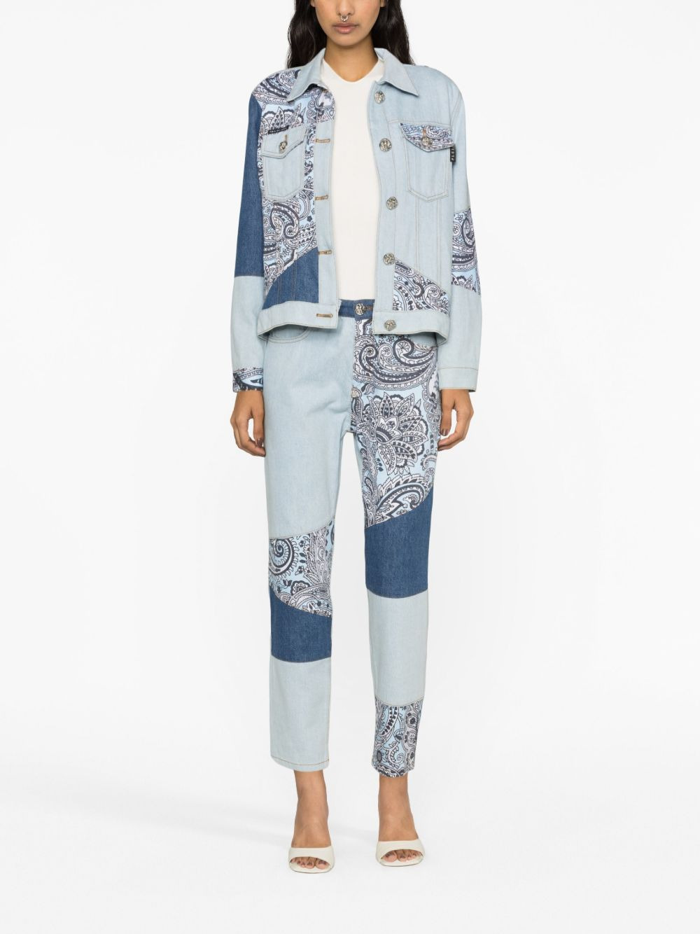 mid-rise straight-leg trousers - 2