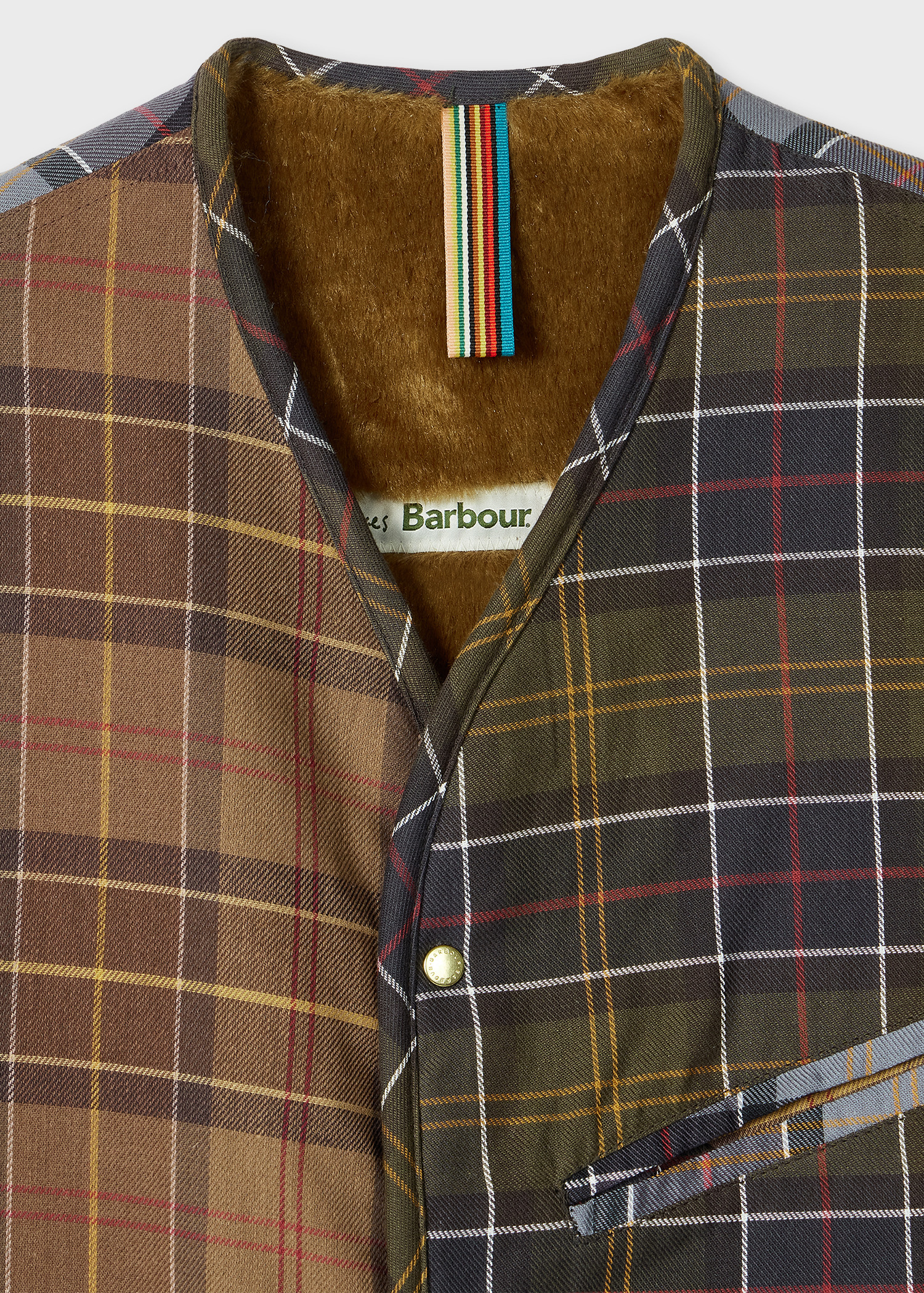 Paul Smith loves Barbour - Mixed Tartan Warm Pile Liner - 5