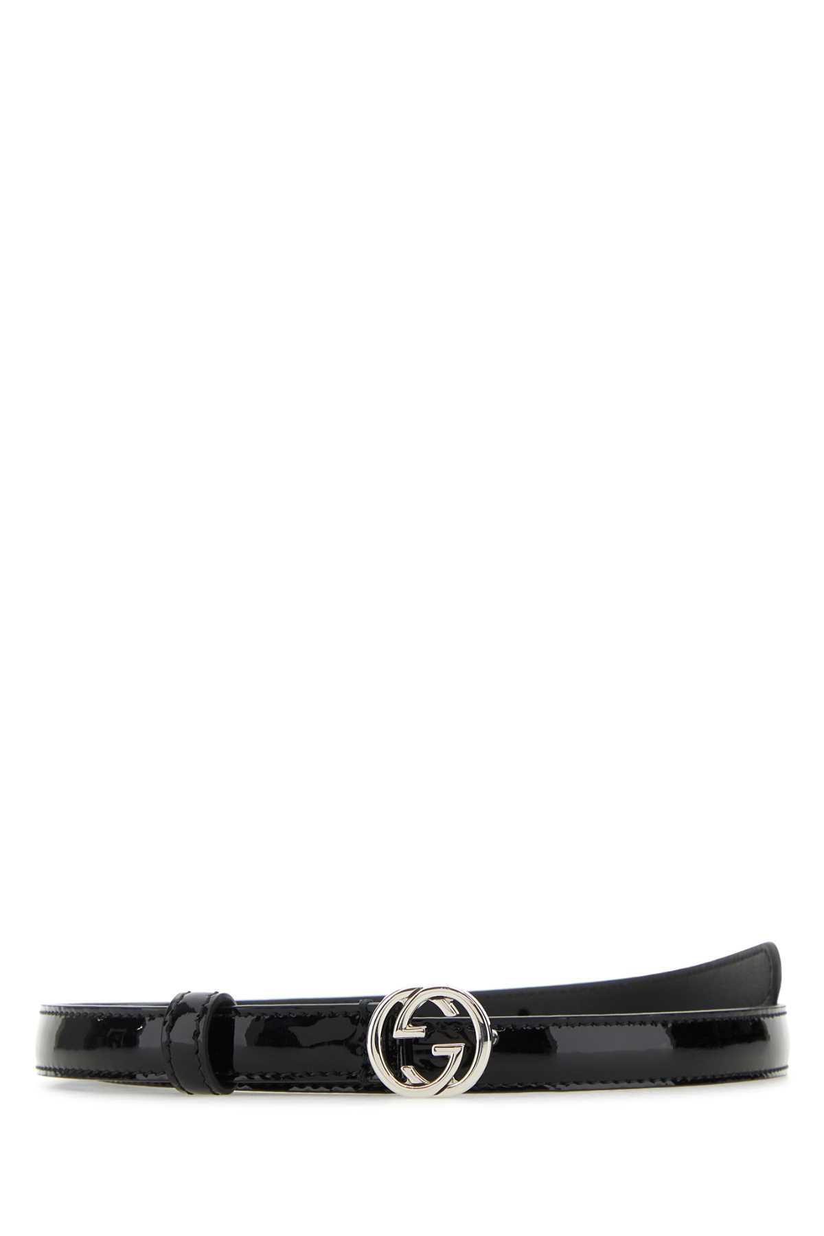 Gucci Women Black Leather Belt - 1