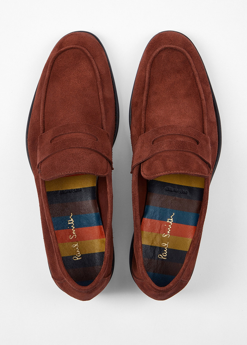 Women's Dark Burgundy Suede 'Figaro' Loafers 6