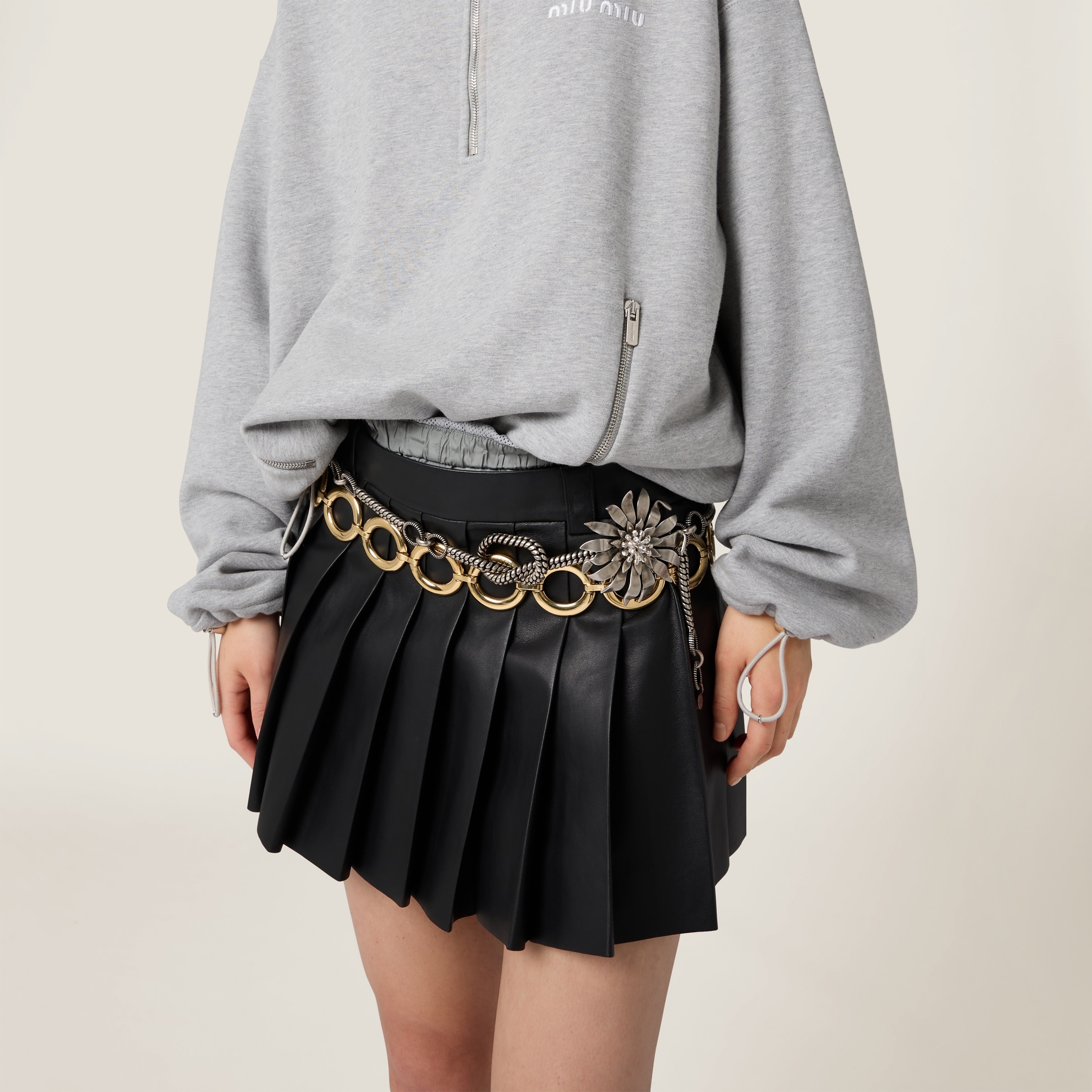 Nappa leather skirt - 6