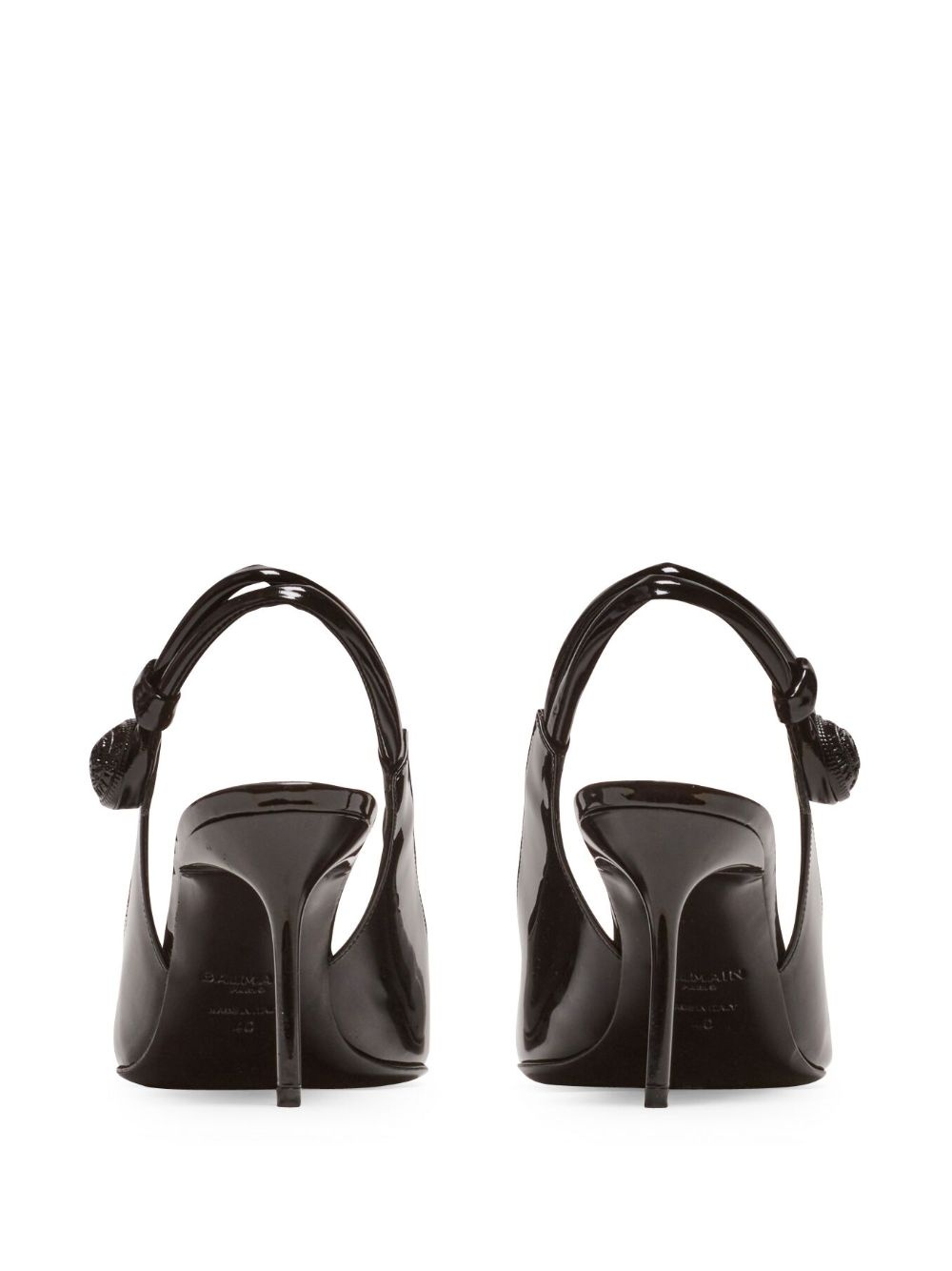 Alma 75mm leather pumps - 3