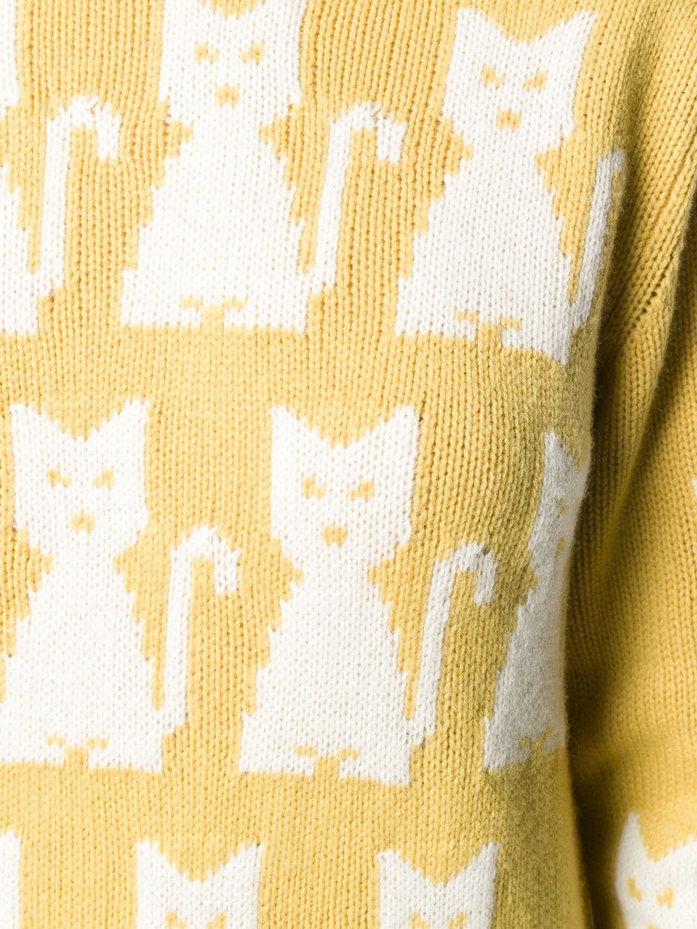 kitten-intarsia sweater - 5