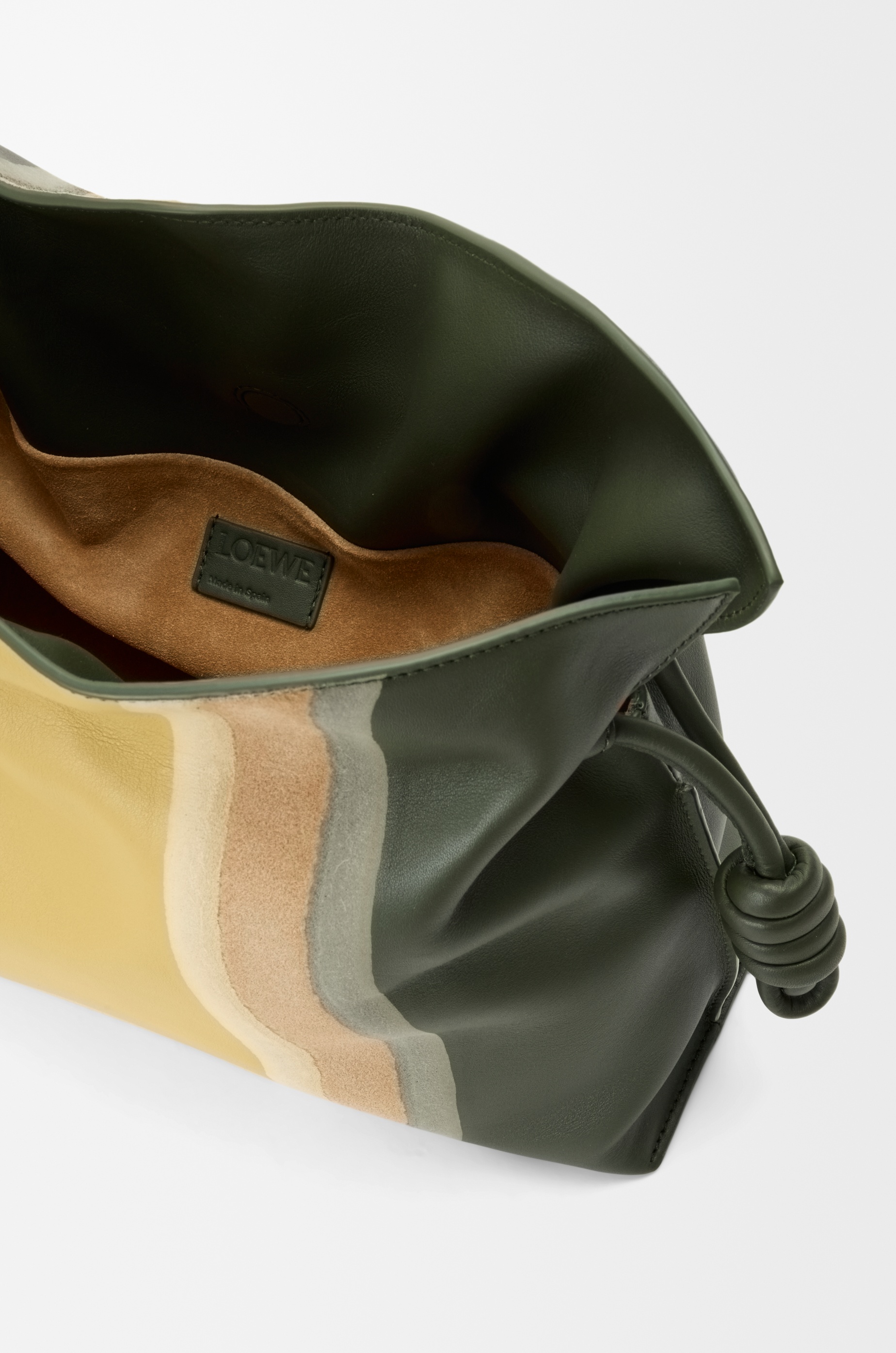 Medium Flamenco clutch in nappa calfskin - 8