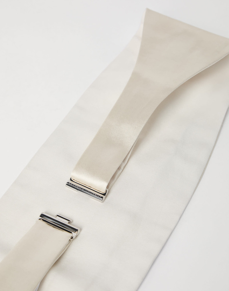 Brunello Cucinelli Silk and cotton satin cummerbund outlook