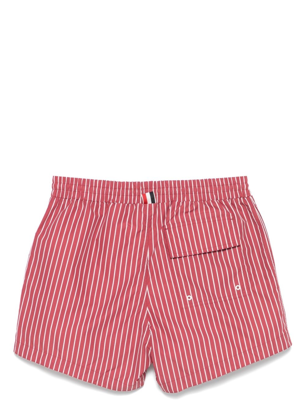 pinstriped swim shorts - 2