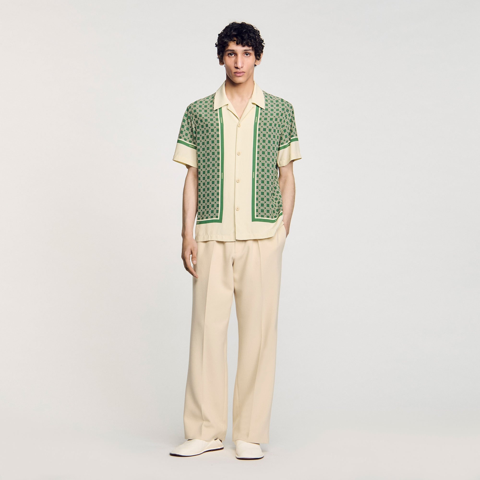 SHORT-SLEEVED PATTERNED SHIRT - 6