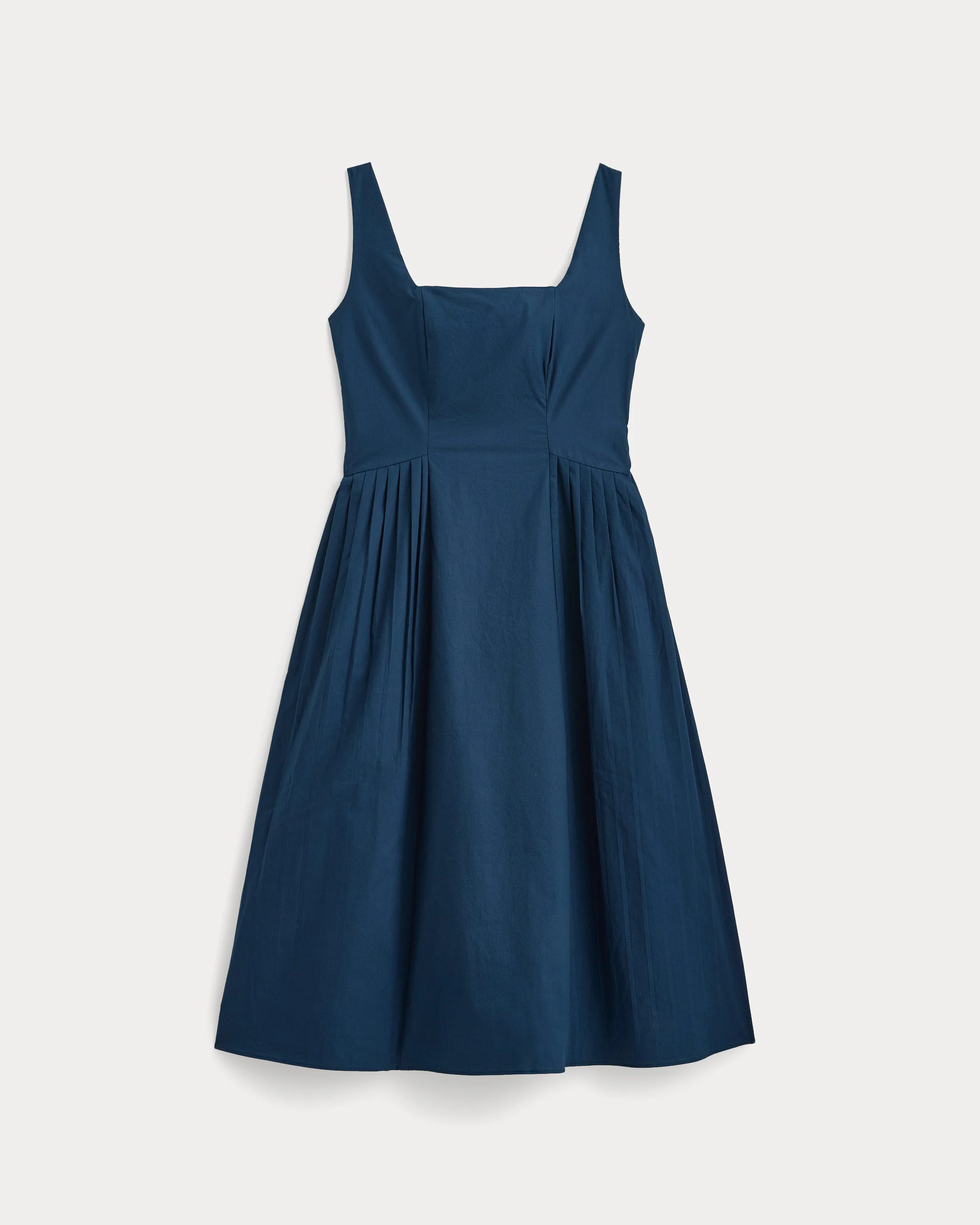 COTTON PLEATED MINI DRESS - 1