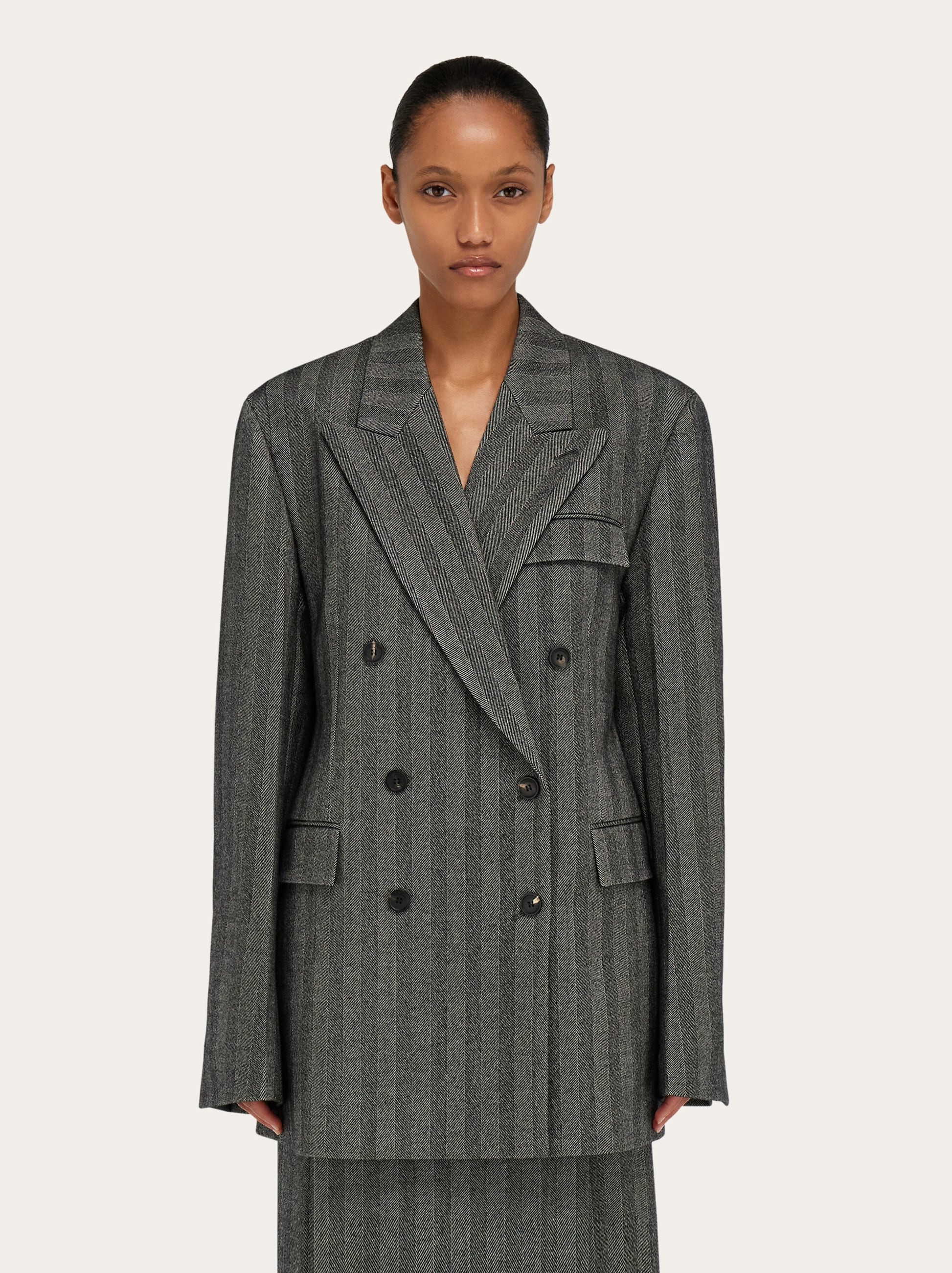 Oversize double breasted blazer - 2
