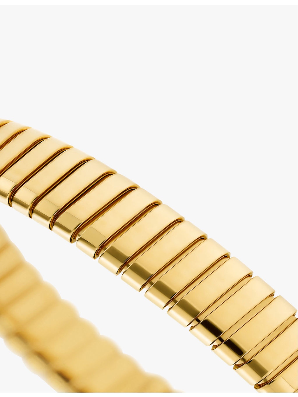 Bvlgari Tubogas 18ct yellow-gold bracelet - 3