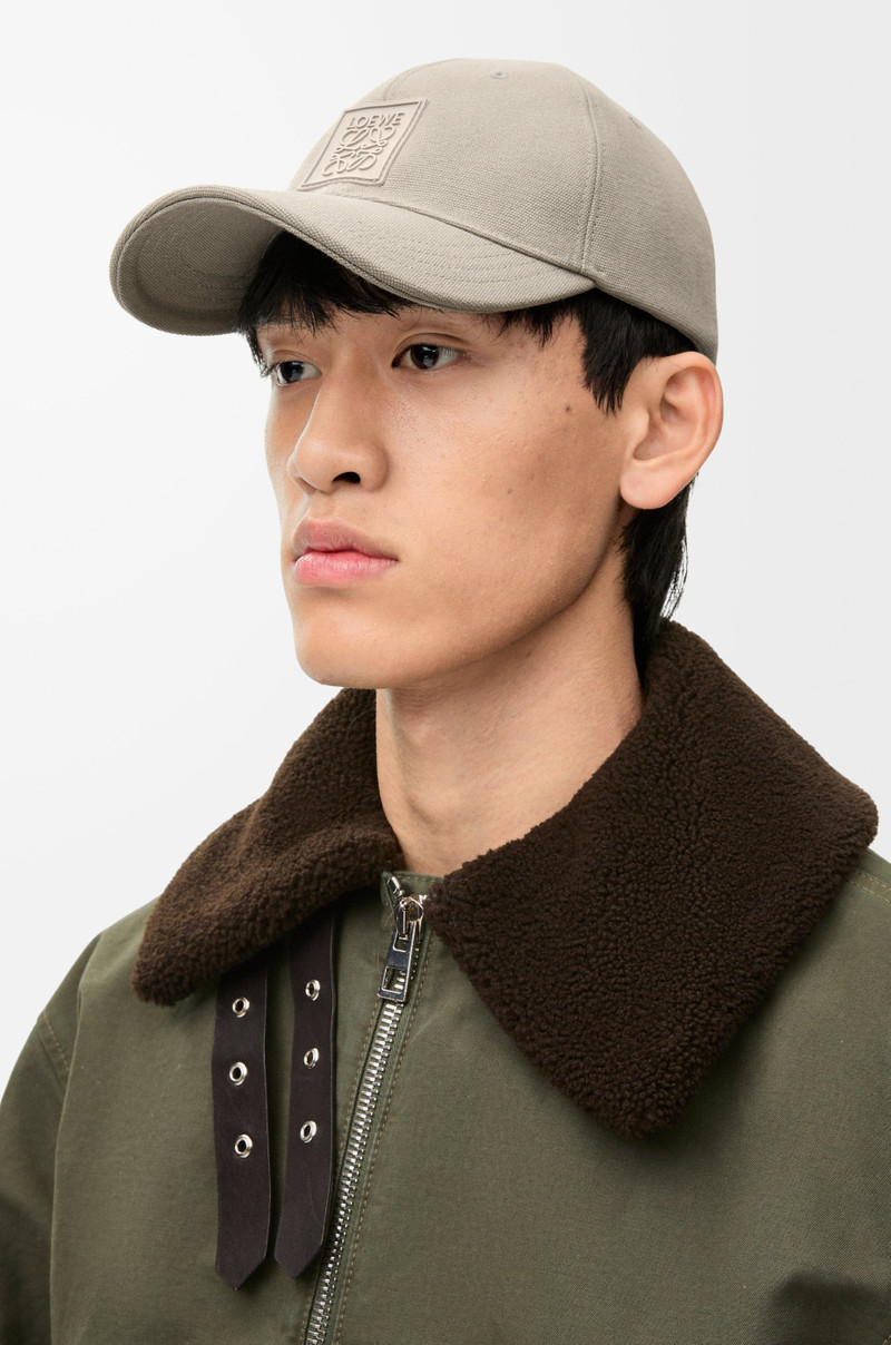 Loewe Patch cap in canvas outlook