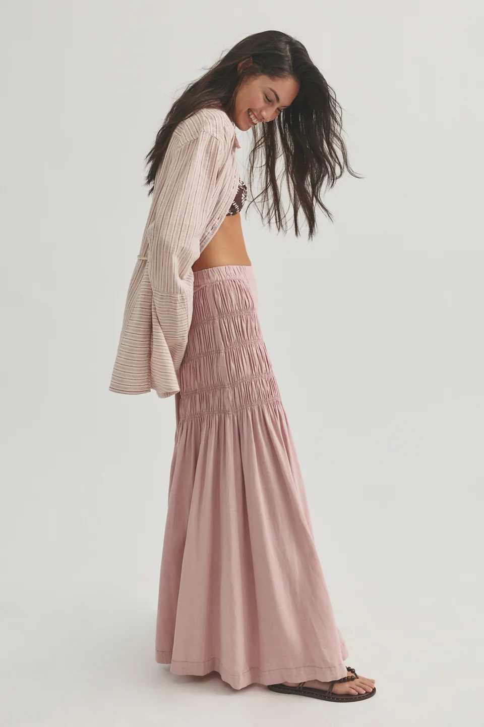 Swept Off Solid Pants - 1