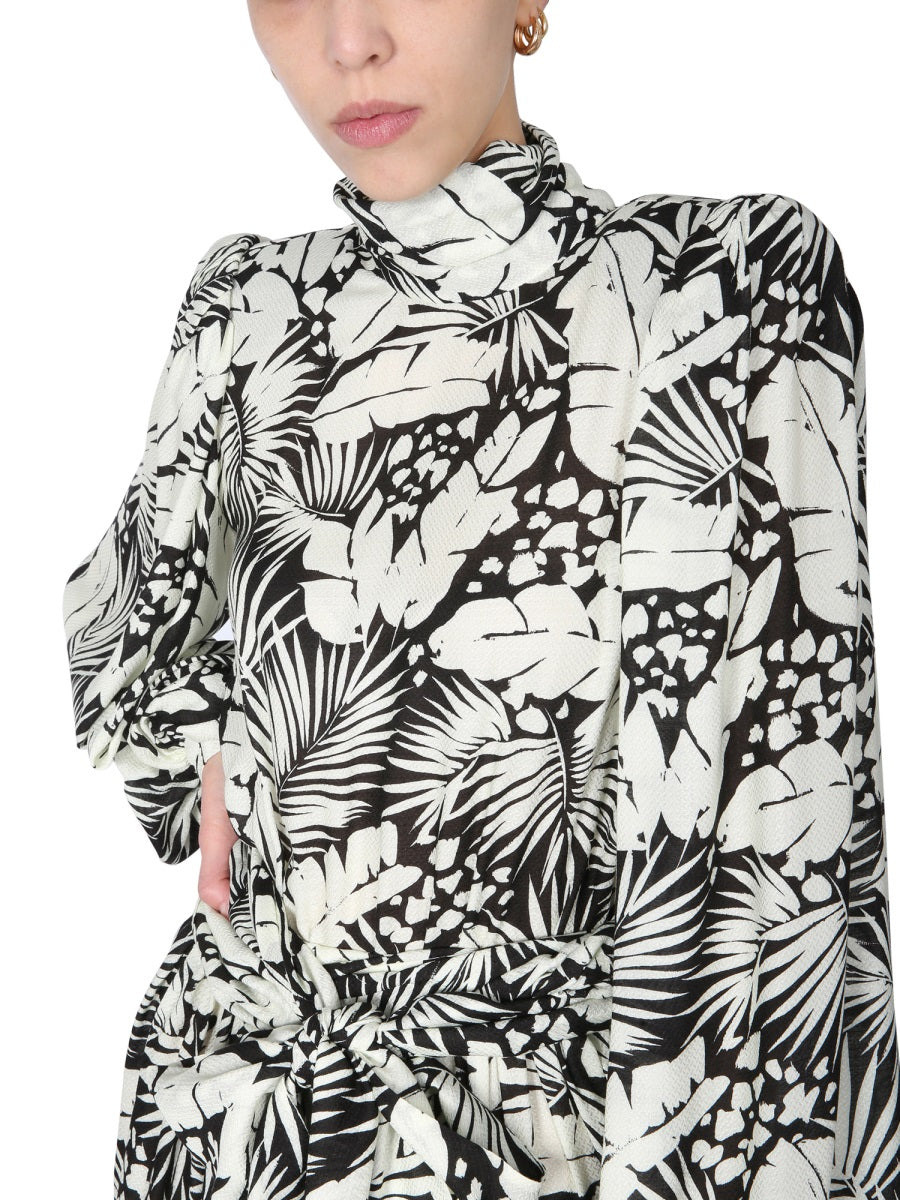 Saint Laurent Women Mini Dress With Band - 3