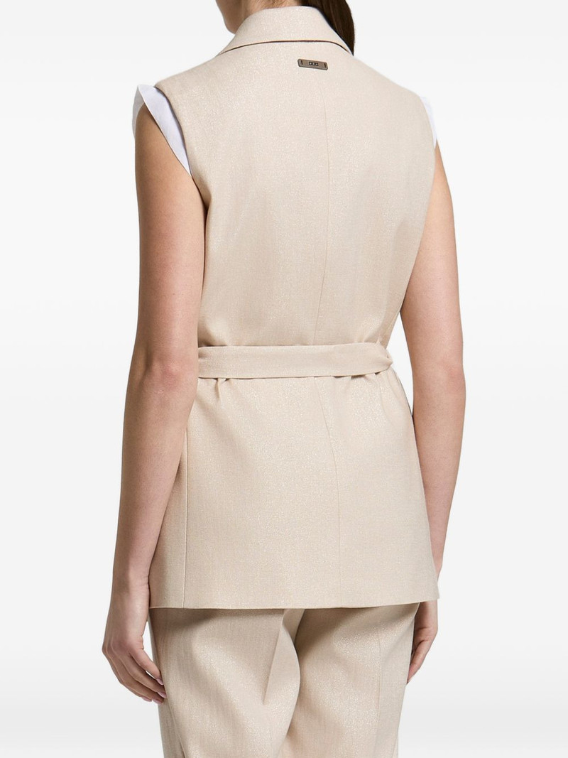 belted sleeveless jacket 4