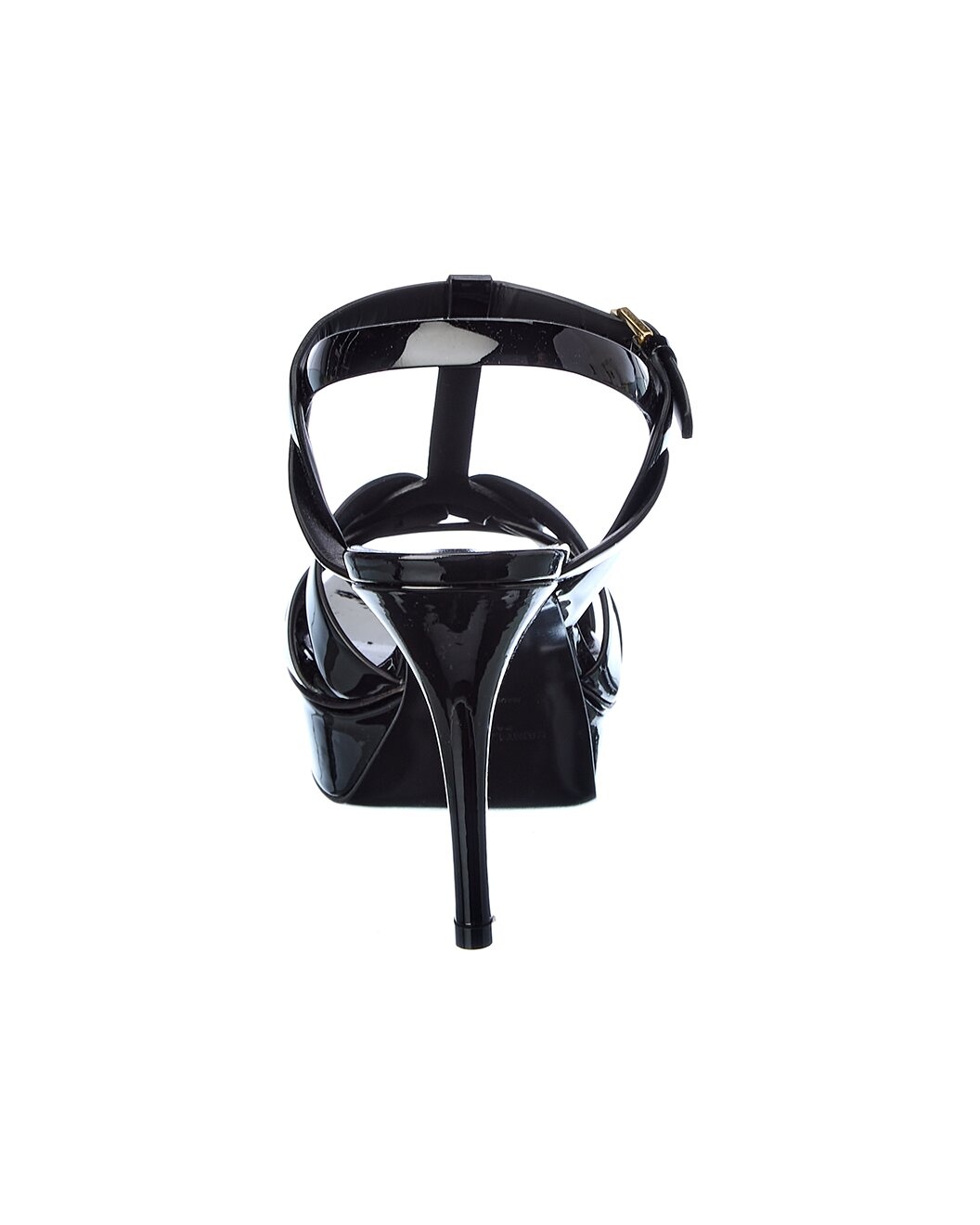 Saint Laurent Tribute 75 Patent Platform Sandal - 3