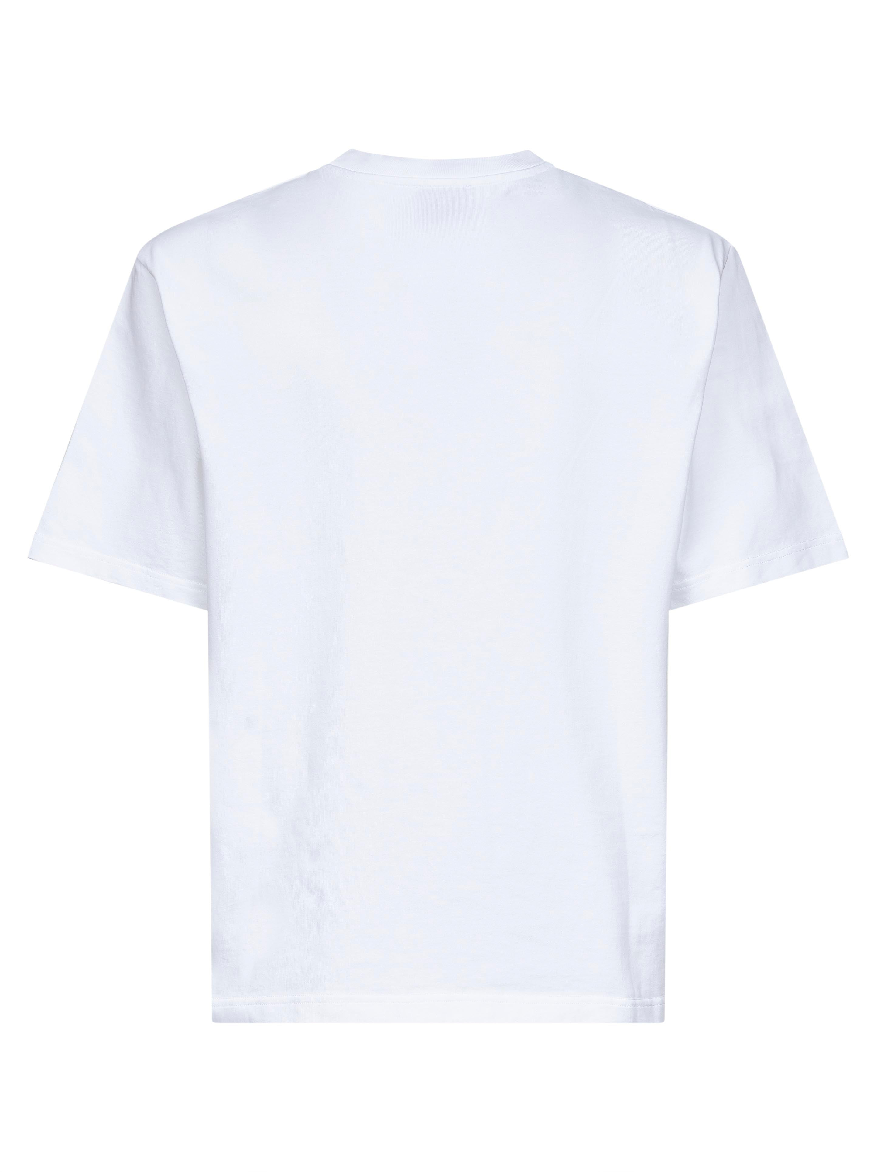 Casablanca Men White Dragonfly Floral Oversized T-Shirt - 2