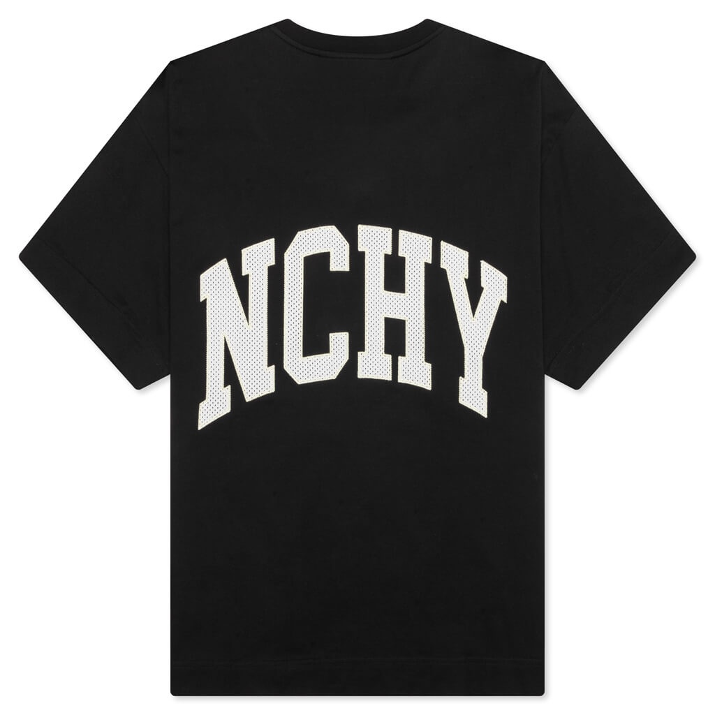 COLLEGE BOXY FIT T-SHIRT - BLACK - 2