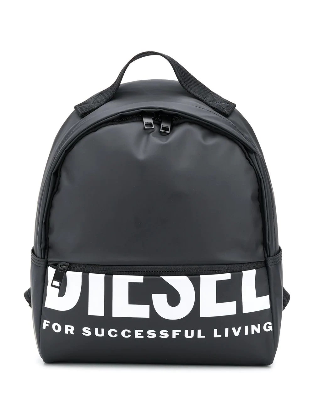 logo print backpack - 1