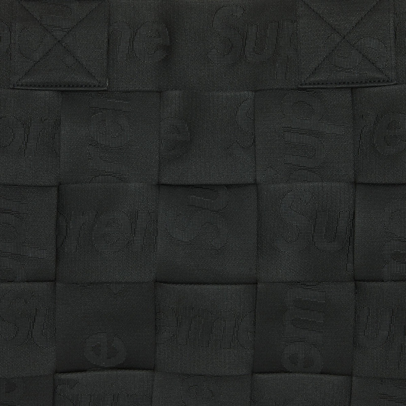 Supreme Supreme Woven Large Tote Bag 'Black' outlook