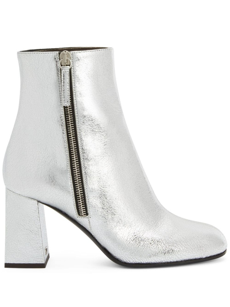 Sveva 80mm leather ankle boots 1