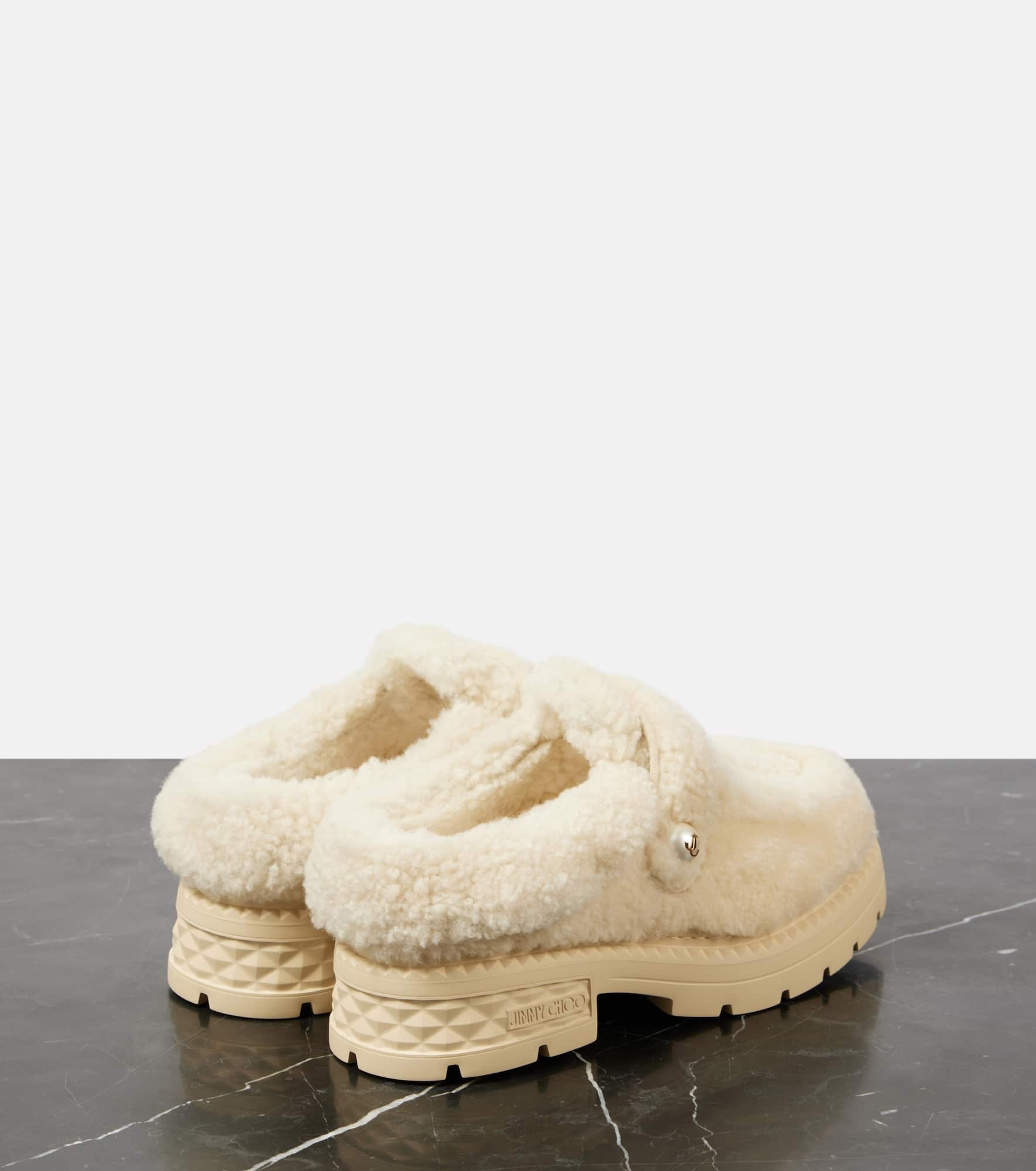 Shea shearling mules - 2