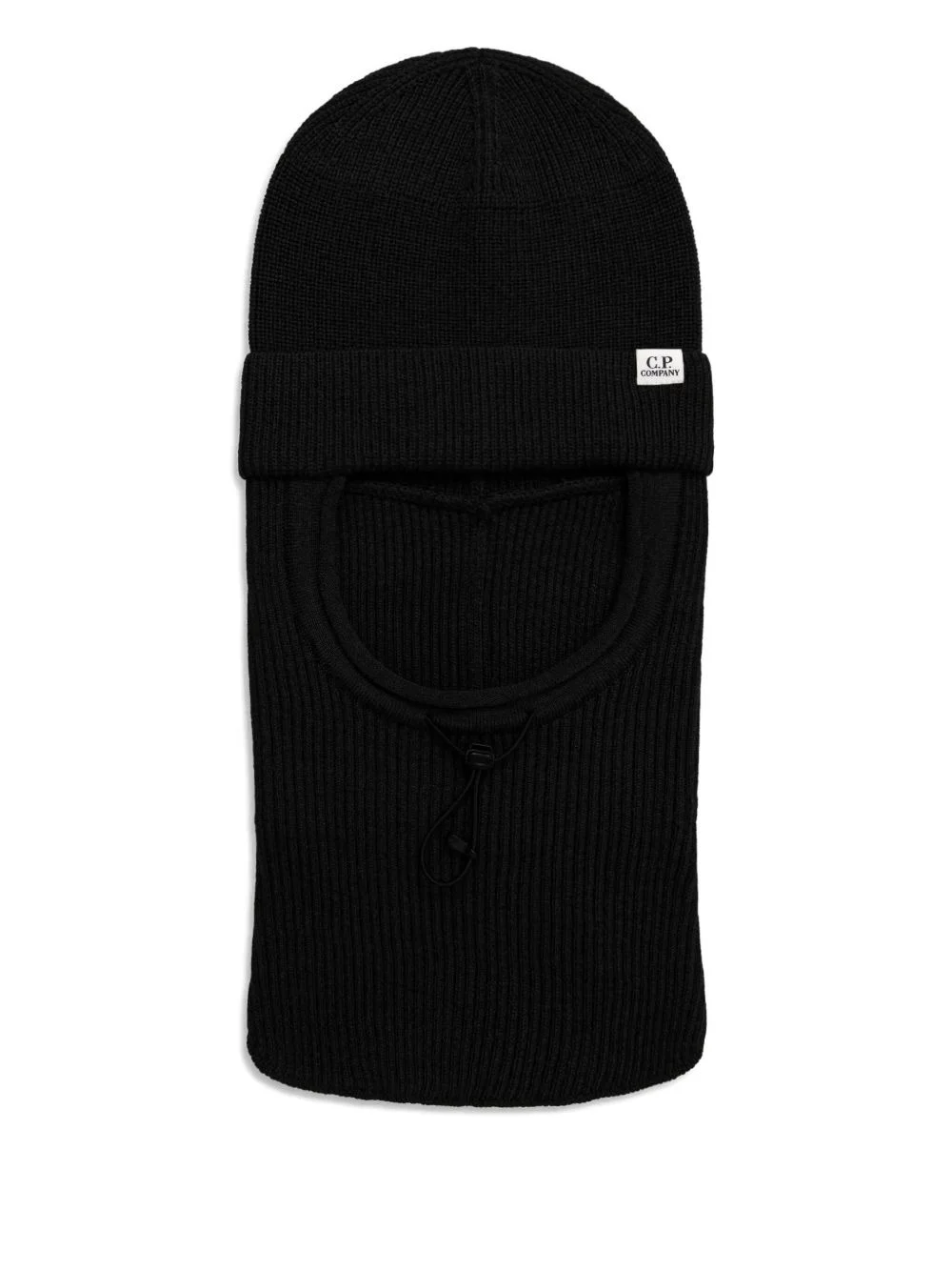 ribbed logo balaclava hat - 1