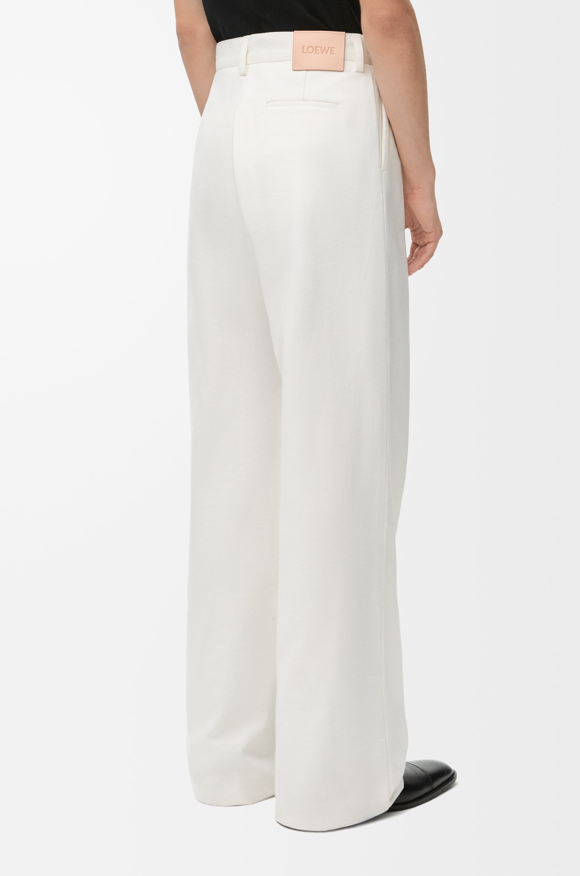 Pleated trousers in denim - 4