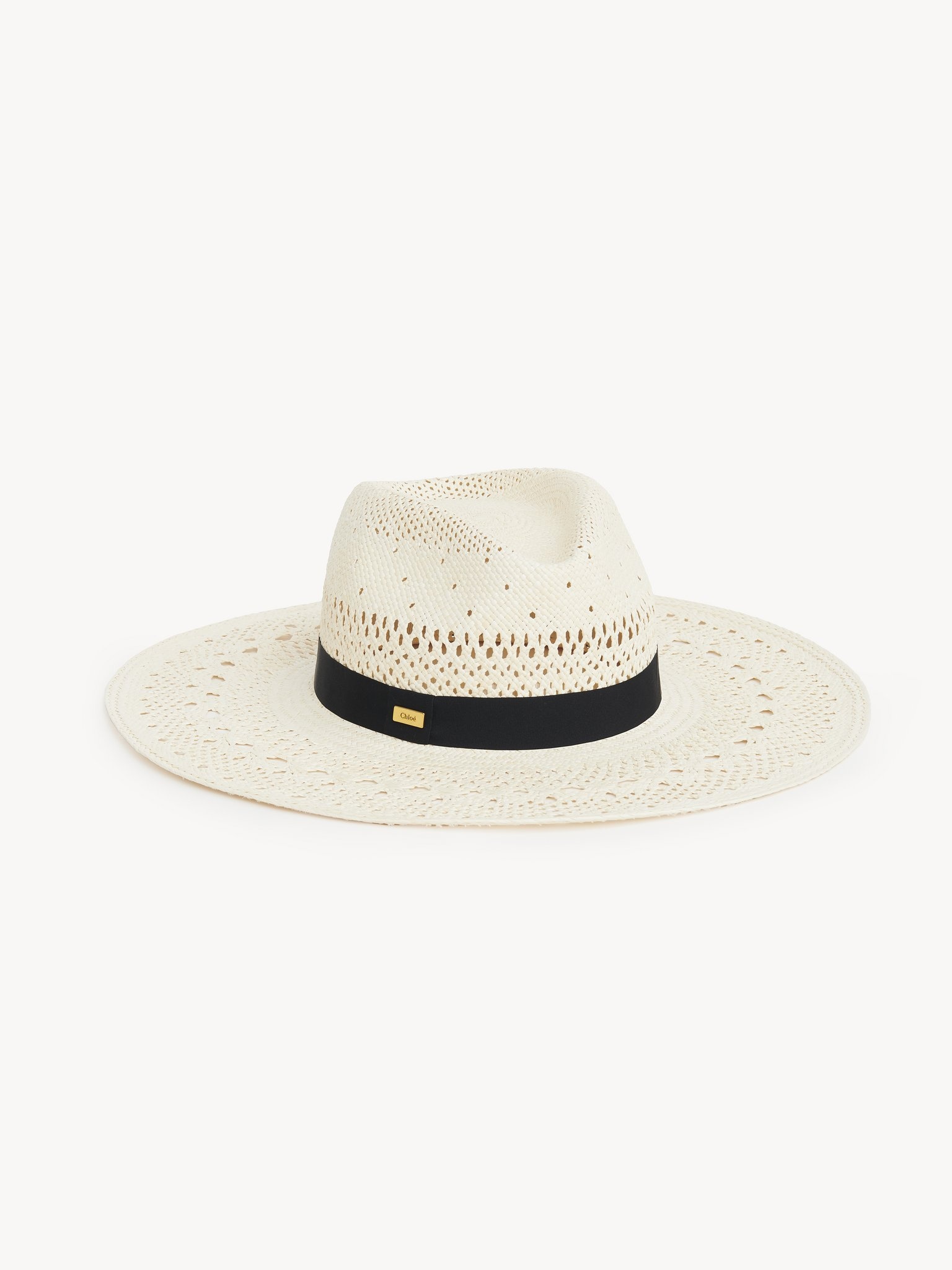 THE CHLOÉ PANAMA HAT IN PALM STRAW - 1