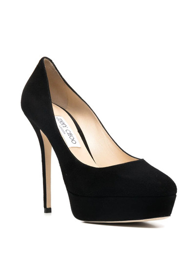 JIMMY CHOO Jenara 125 platform pumps outlook