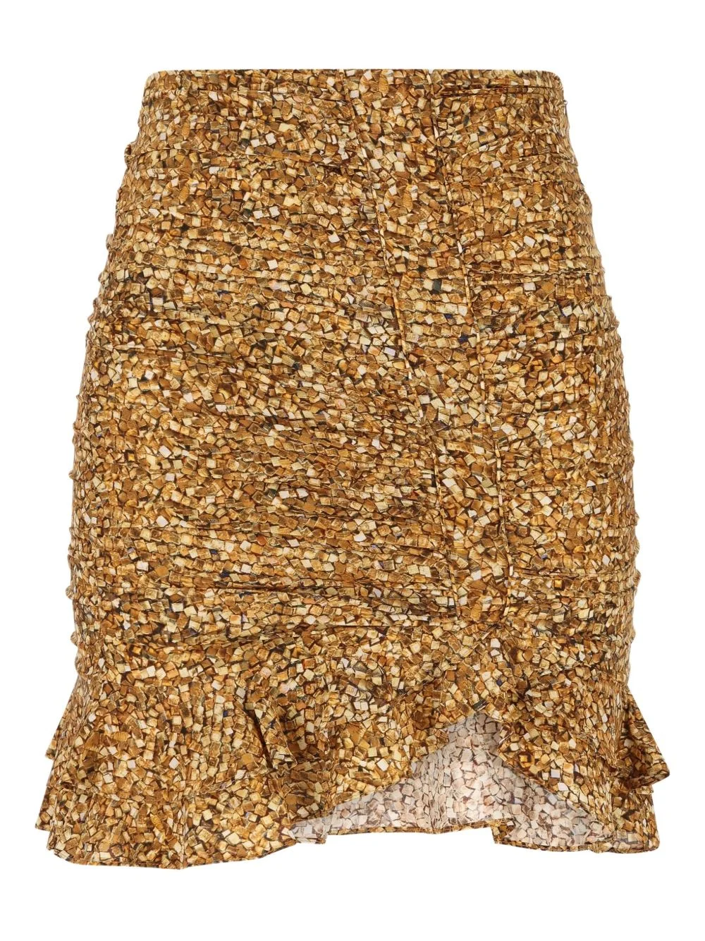 mosaic ruffled skirt - 1