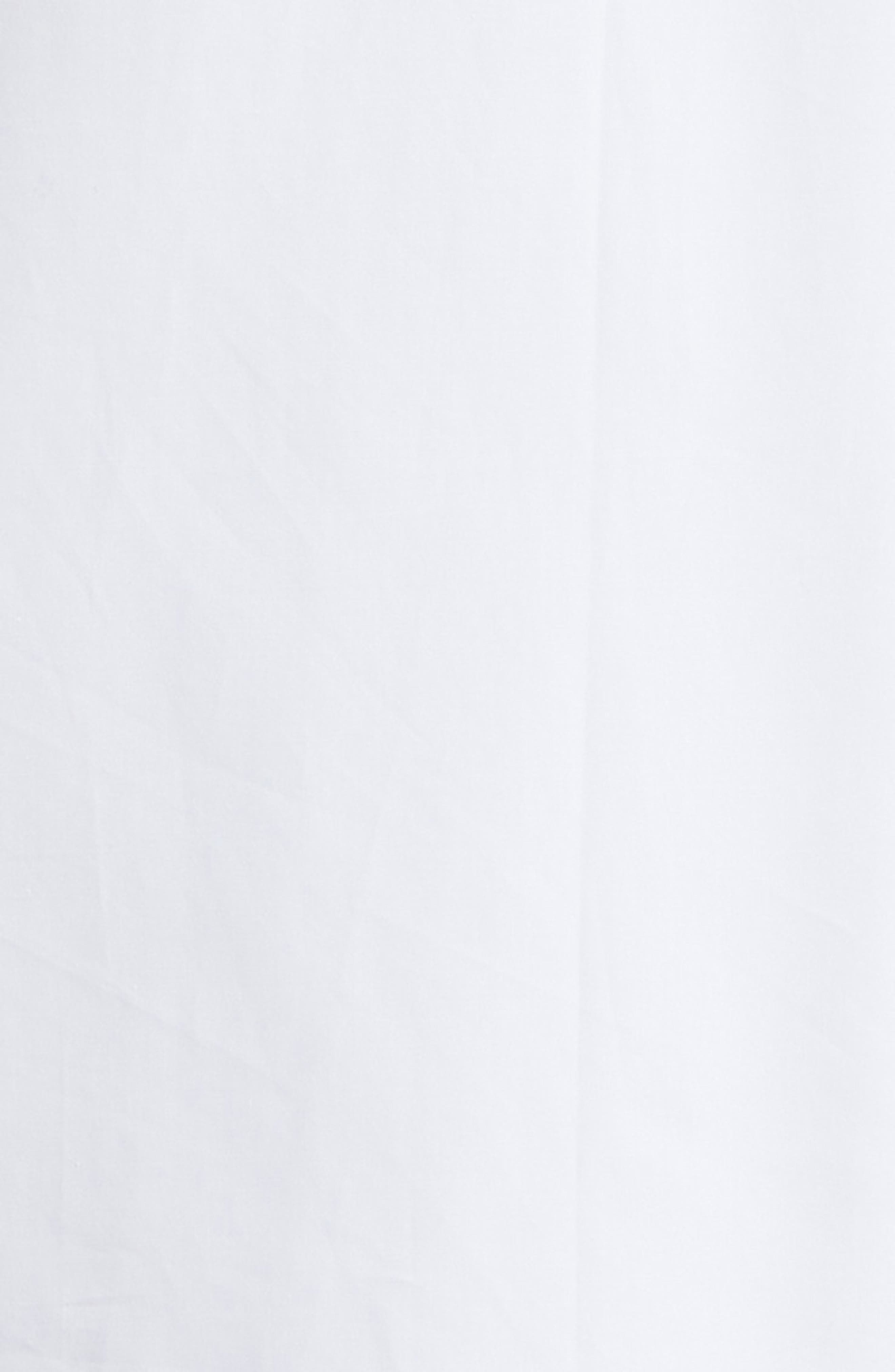 Thom Browne Straight Fit Short Sleeve Cotton Poplin Button-Down Shirt in White at Nordstrom - 7