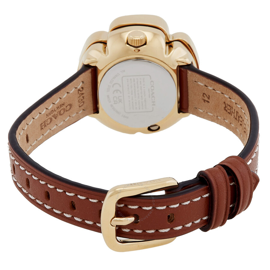 Coach Tea Rose Quartz Gold Dial Ladies Watch 14504149 - 3