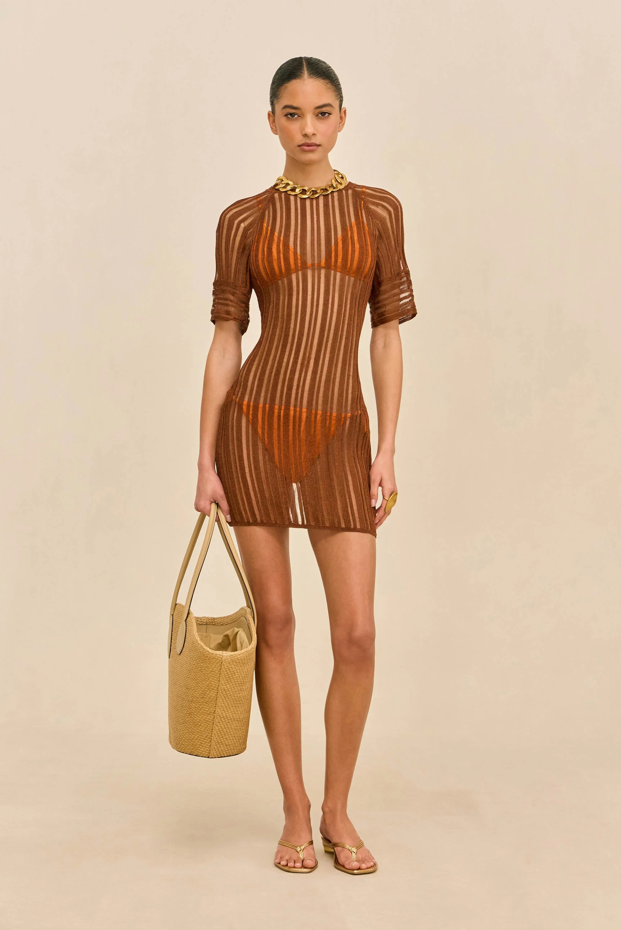 RURU KNIT COVERUP DRESS - 1