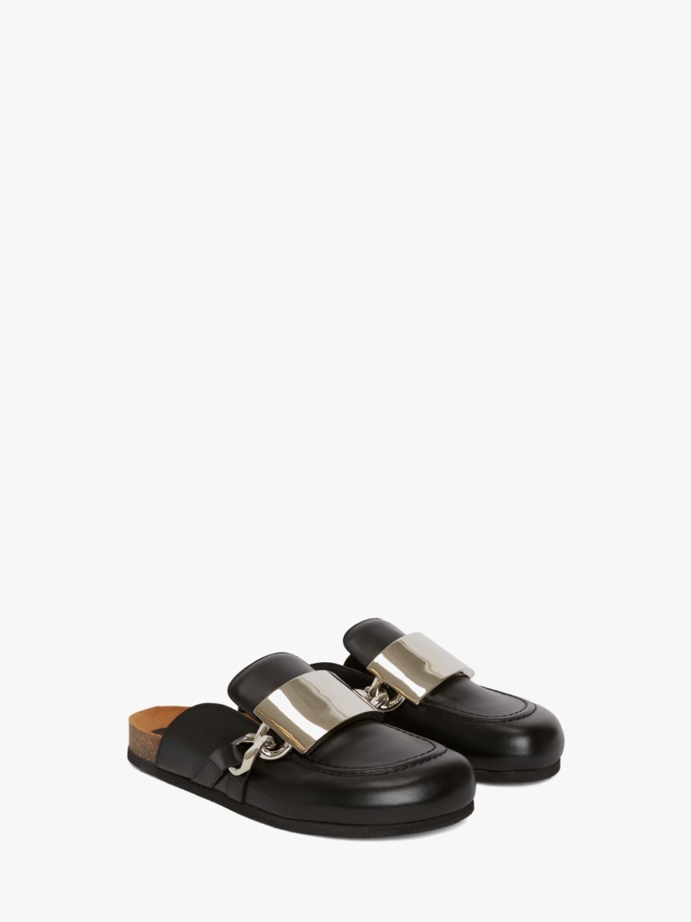 GOURMET CHAIN LOAFER MULES - 3