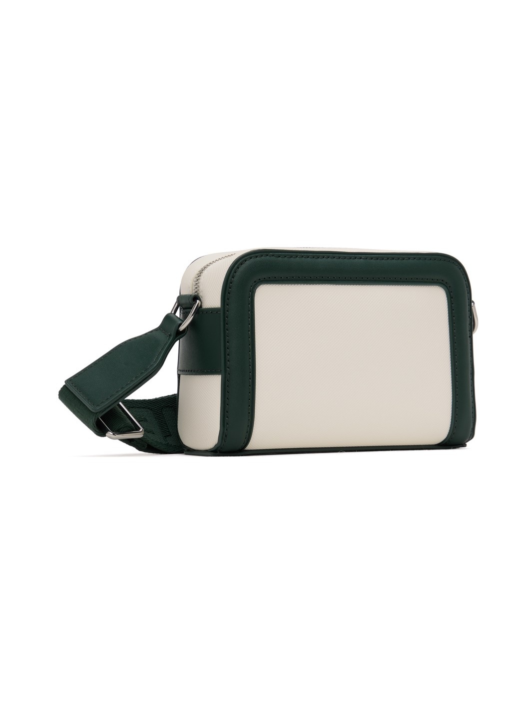 White & Green Small Nilly Piqué Bag - 3