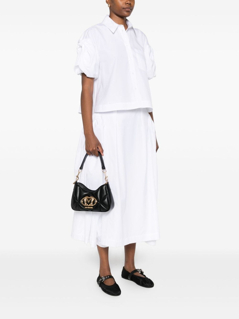 Moschino logo-plaque tote bag outlook