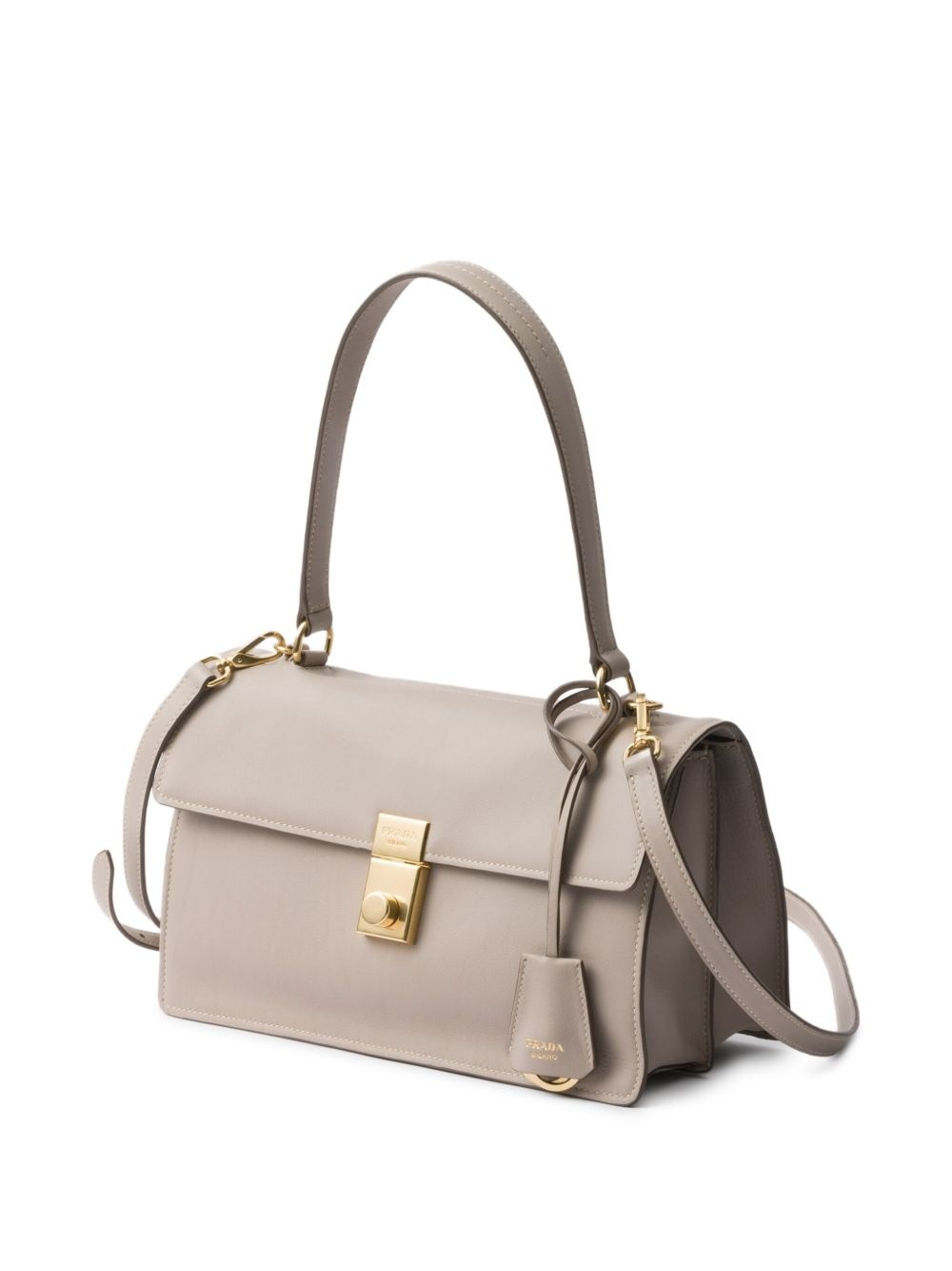 medium leather shoulder bag - 3