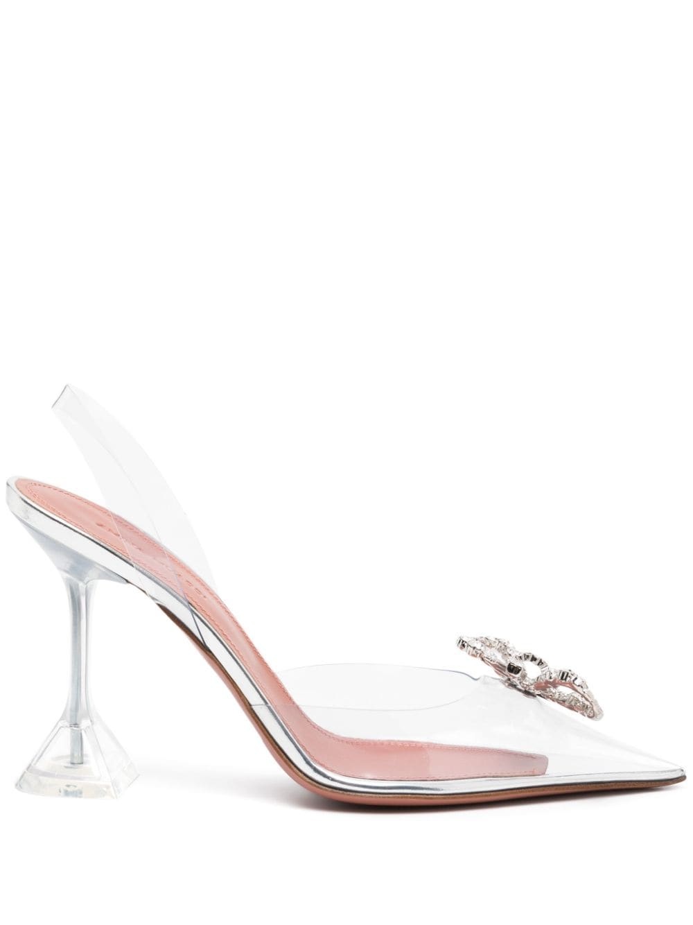 Rosie 95mm transparent pumps - 1