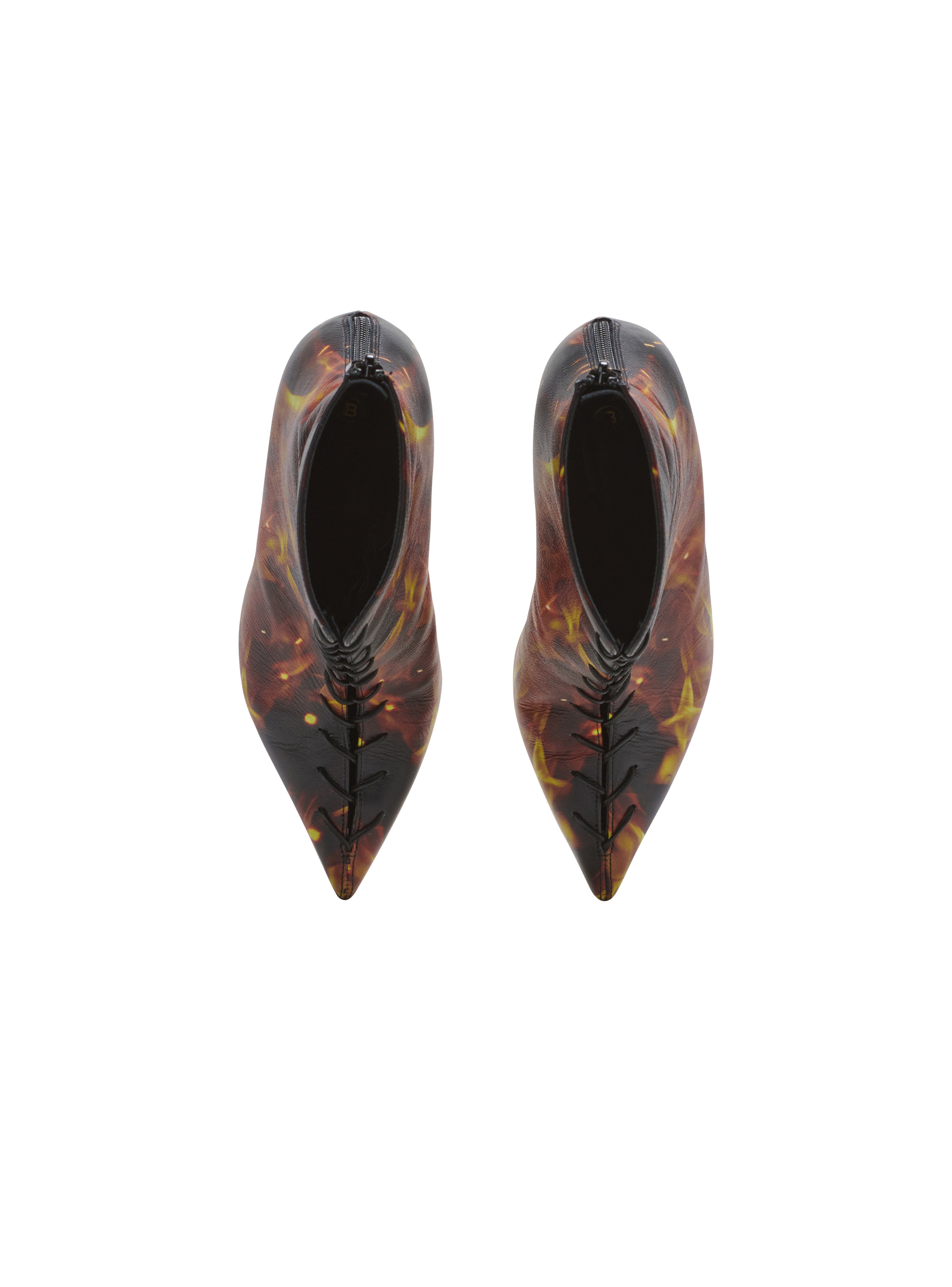 Uria ankle boots in Fire print leather - 4
