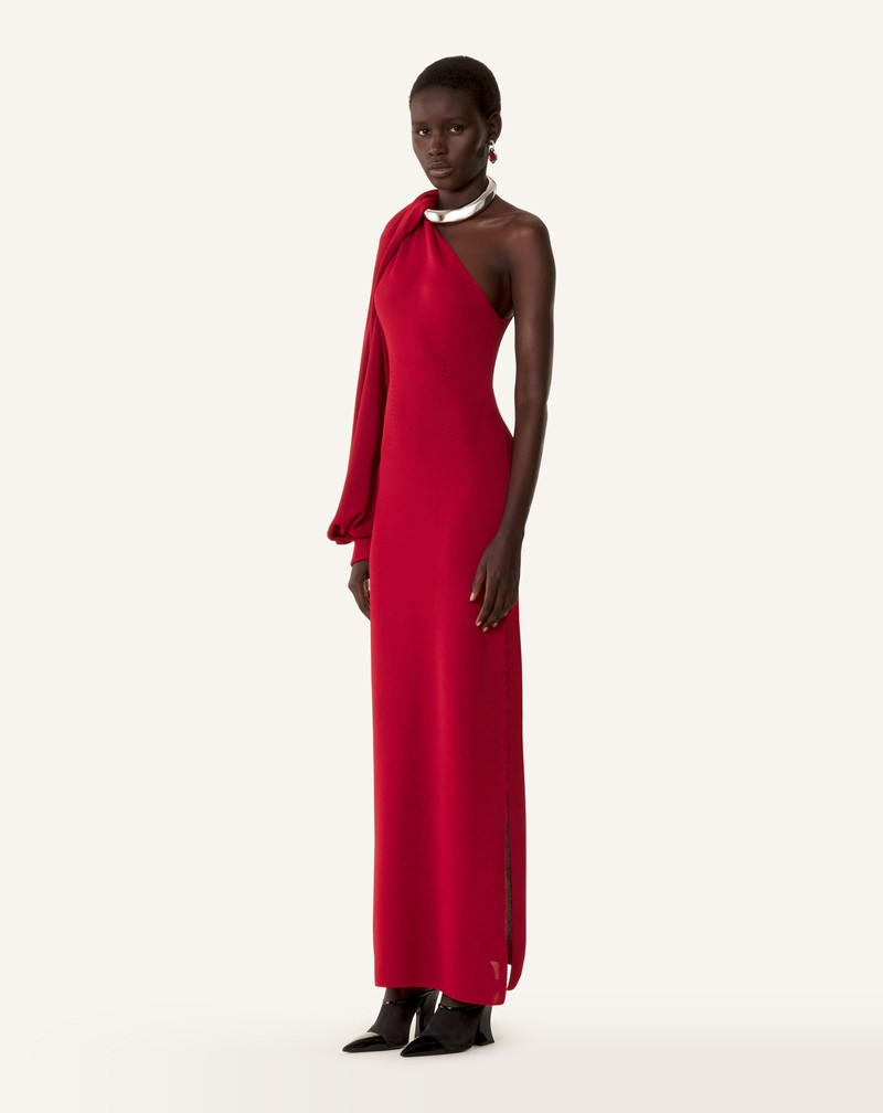 ASYMMETRICAL CHOKER DRESS IN VISCOSE 3
