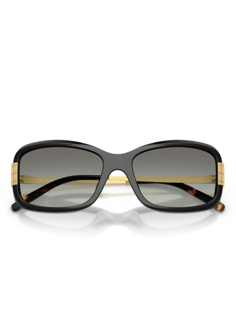 embellished-temples geometric sunglasses 5