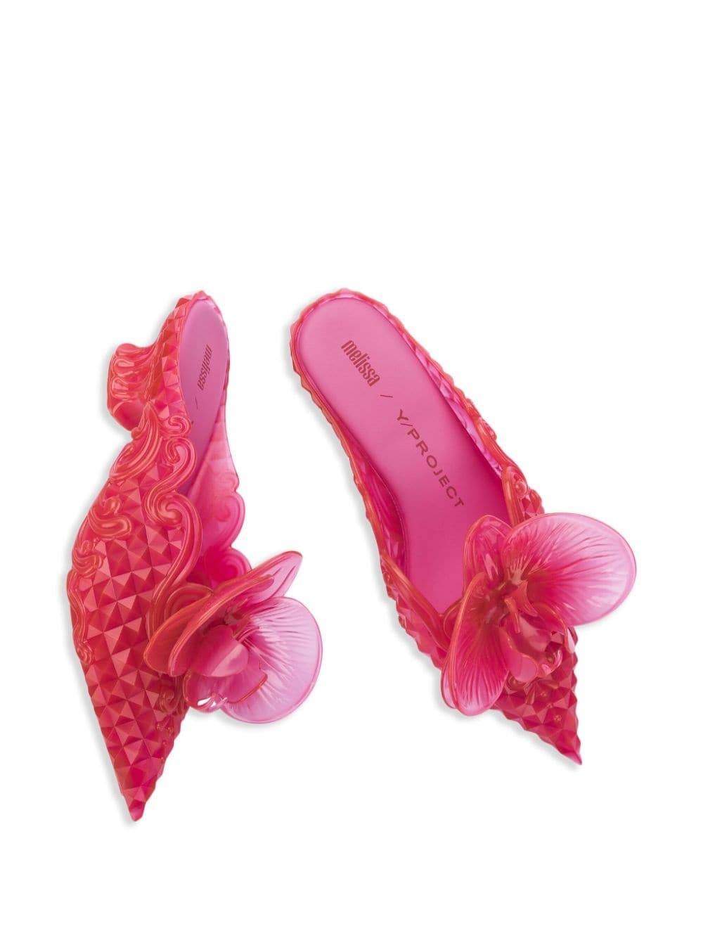 x Melissa floral-appliquÃ© mules - 5