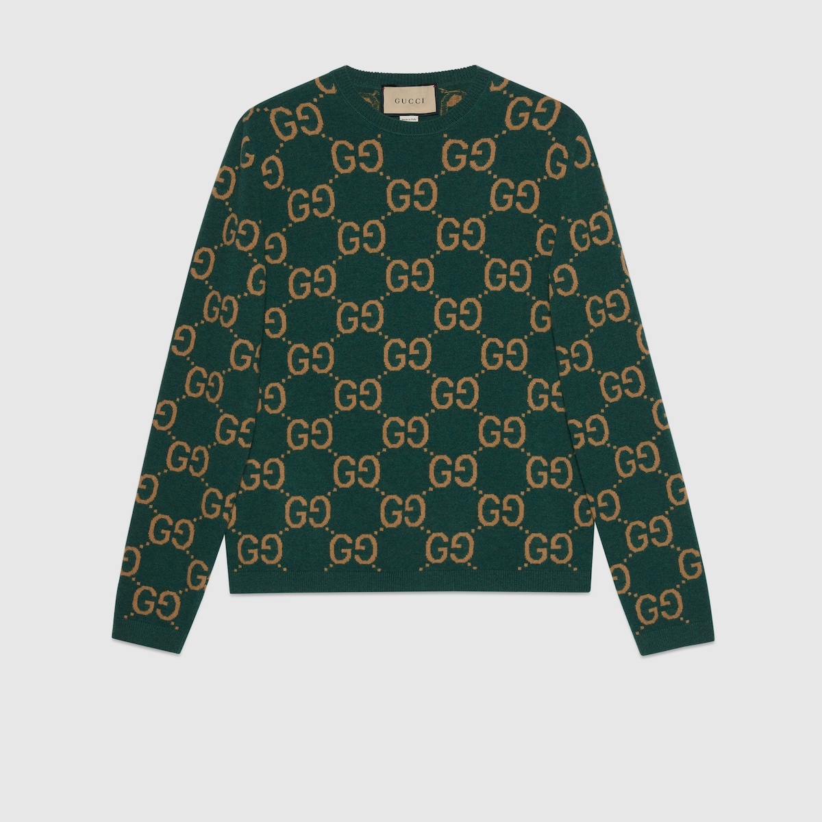 GG wool jacquard sweater - 1