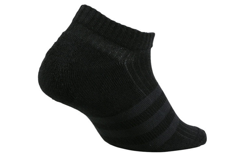 adidas 3-Stripes No-Show Socks 3 Pairs Black/White/Grey AA2281 3