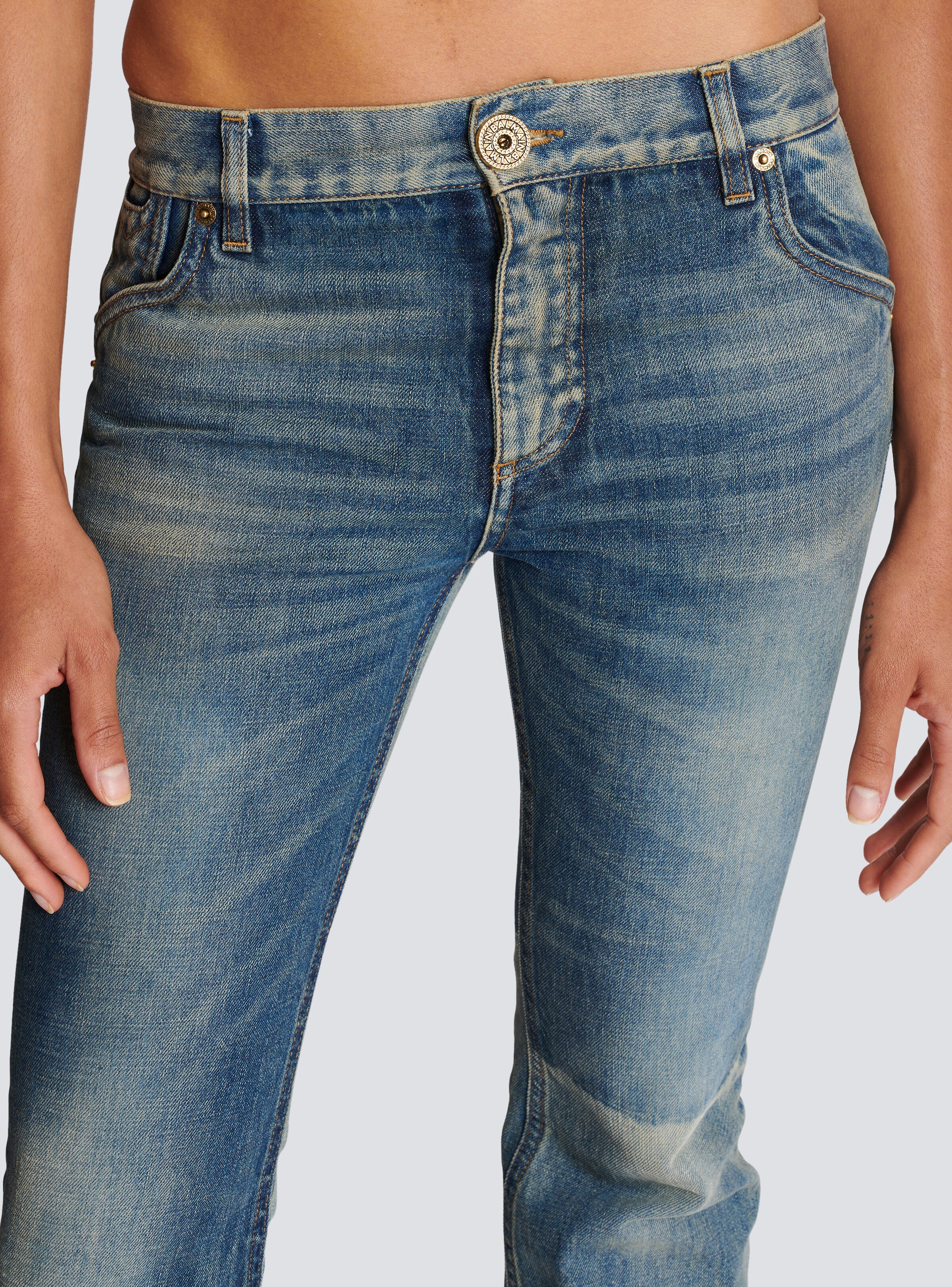 Western bootcut denim jeans - 7