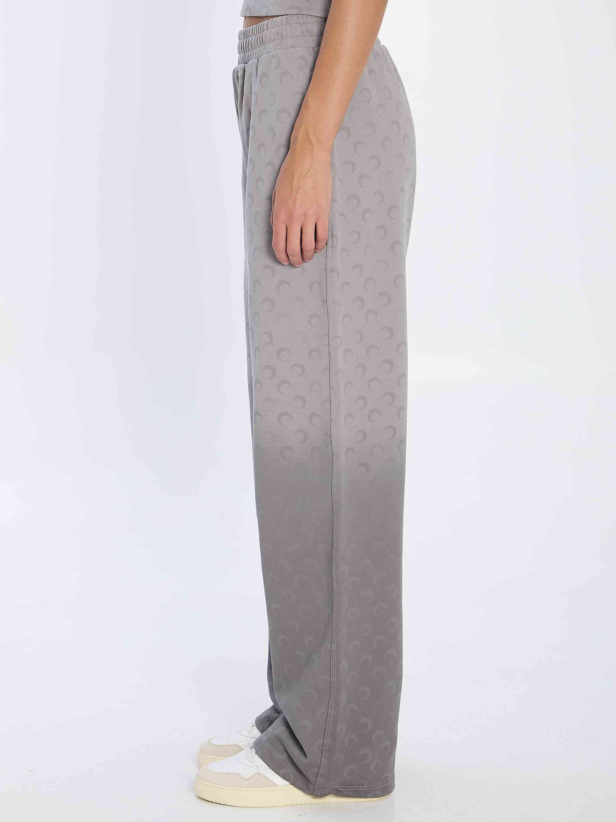 Marine Serre Women Faded Moon Fleece Sweatpants - 3