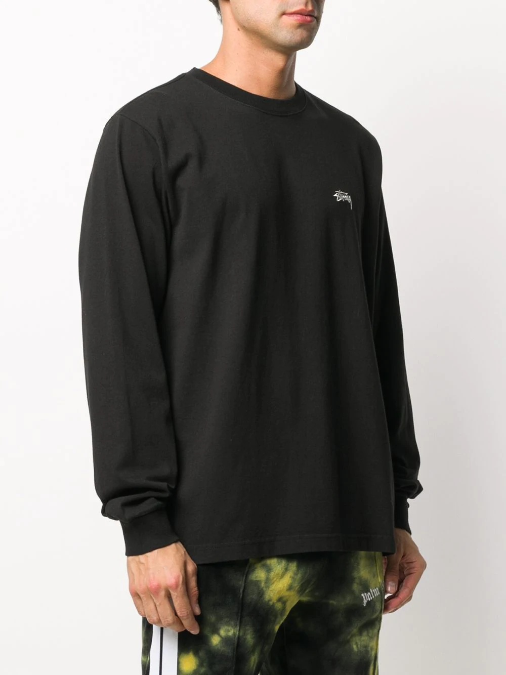 logo-print long-sleeved T-shirt - 3