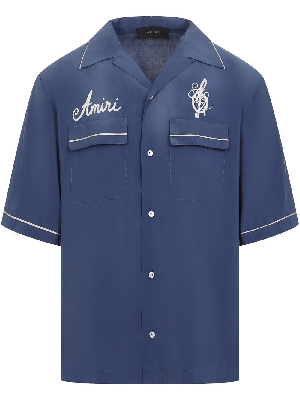 logo-print shirt - 1