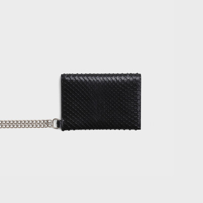 CELINE BIKER WALLET  IN  PYTHON outlook